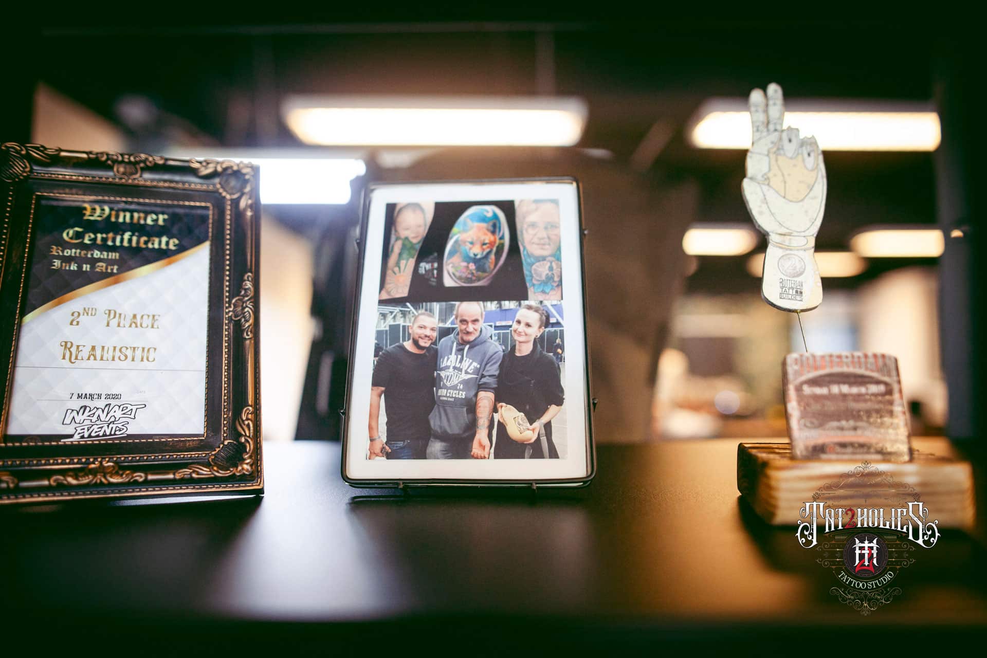 Award-winning tattoo studio Tat2Holics Den Haag, tattoo shop voor Leiden