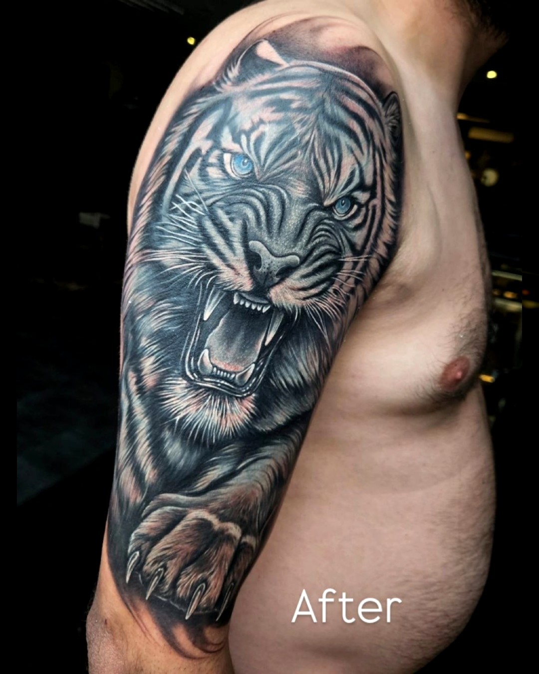Tattoo work at Tat2Holics The Hague
